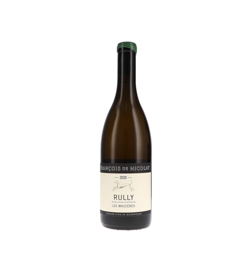 Chardonnay Rully Les Maizieres blanc Sans Sulfites Ajoute AC 2020 FRANCOIS DE NICOLAY (bio)