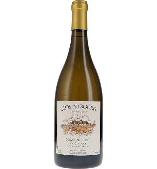 Chenin Blanc Clos du Bourg demi sec 2022 HUET (bio)