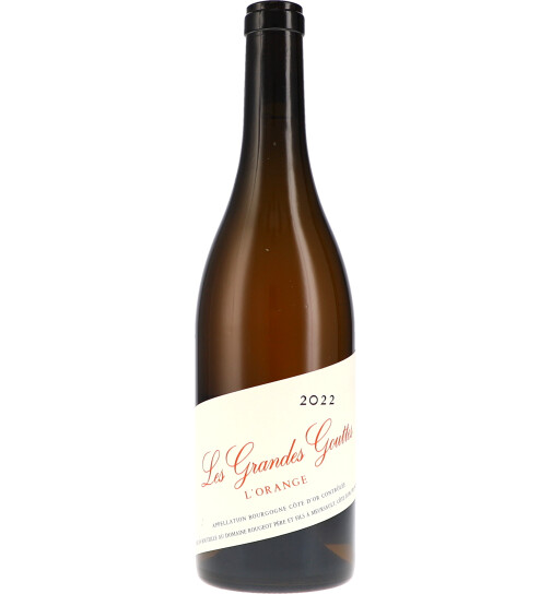 Bourgogne Côte dOr "Les Grandes Gouttes" lOrange, Sans Sulfite Ajouté AOC 2022 Rougeot Père & Fils (bio)