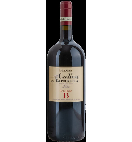 Valpolicella Classico Superiore DOC Casal Vegri Decannale 2008 Cà la Bionda