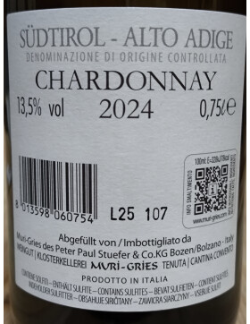 Südtirol Chardonnay 2024 MURI GRIES