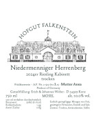 Riesling Kabinett trocken Niedermenniger Herrenberg 2024 (Fass "Mutter Anna" AP1) HOFGUT FALKENSTEIN
