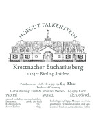 Riesling Spätlese Krettnacher Euchariusberg 2024 (Fass "Klaus" AP6) HOFGUT FALKENSTEIN