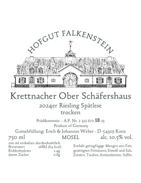 Riesling Spätlese trocken Krettnacher Ober...