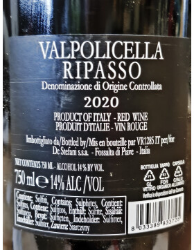 Ripasso della Valpolicella Bailo DOCG 2020 DE STEFANI