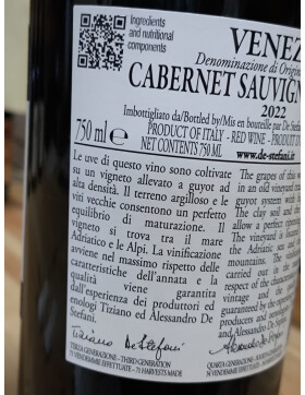 Cabernet Sauvignon Riserva 2022 DE STEFANI