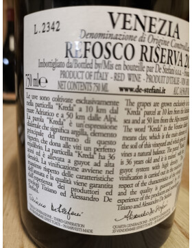 Refosco Riserva DOC Kreda 2021 DE STEFANI