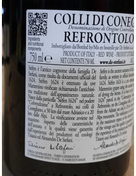Marzemino Stefen 1624 Refrontolo 2022 DE STEFANI