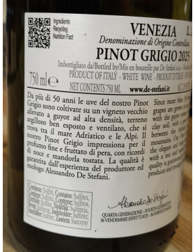 Pinot Grigio DOC 2025 DE STEFANI
