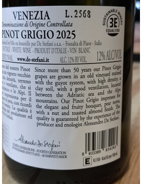 Pinot Grigio DOC 2025 DE STEFANI