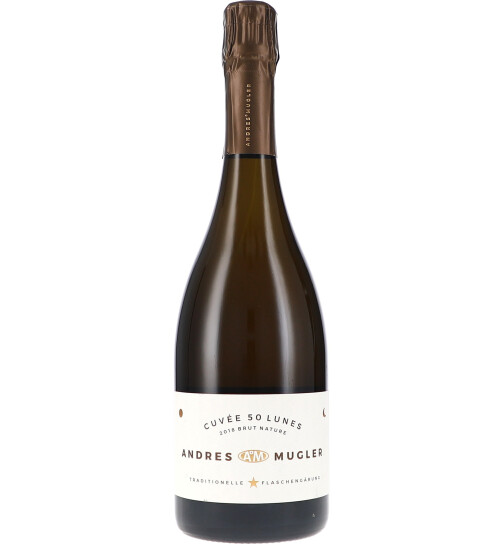 Cuvée 50 Lunes Sekt Brut Nature 2018 Andres&Mugler (bio)
