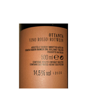 Südtiroler Lagrein Ottanta 0,5L 2020 (edelsüss...