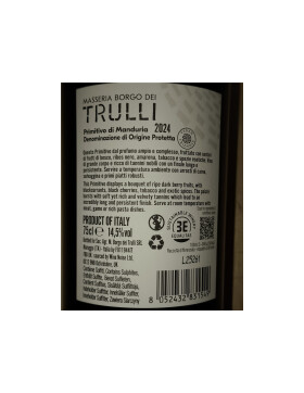Primitivo di Manduria Roselle 2024 BORGO DEI TRULLI