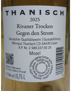 Rivaner trocken Gegen den Strom 2025 THANISCH