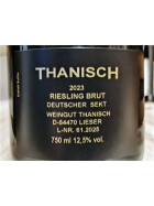 Sekt Riesling Brut traditionelle Methode 2023 THANISCH