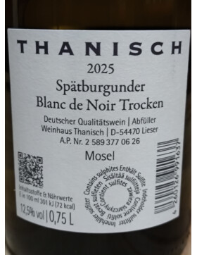Spätburgunder Blanc de Noir 2025 THANISCH