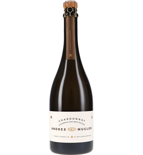 Chardonnay Auxerrois Sekt Brut Nature 2022 Andres&Mugler (bio)