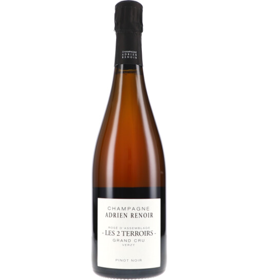 Les 2 Terroirs Rosé Verzy Grand Cru Extra Brut 2023 Adrien Renoir
