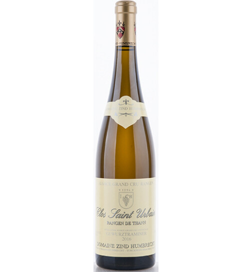 Gewürztraminer Rangen de Thann Clos-Saint-Urbain Grand Cru 2016 ZIND-HUMBRECHT