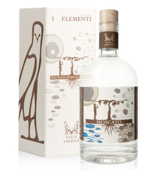 Grappa 5 Elemente Moscato 43% 0,5l VILLA LAVIOSA
