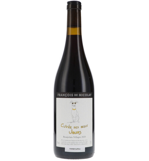 Pinot Noir Beaujolais-Villages Cuvee des Beaux Jours 2020 FRANCOIS DE NICOLAY (bio)